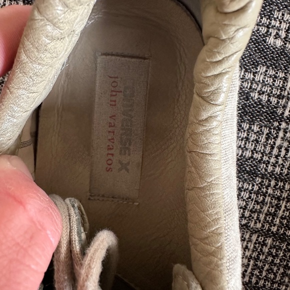 Converse by John Varvatos Distressed Canvas Vintage Slip On Sneaker Toast - Picture 8 of 11